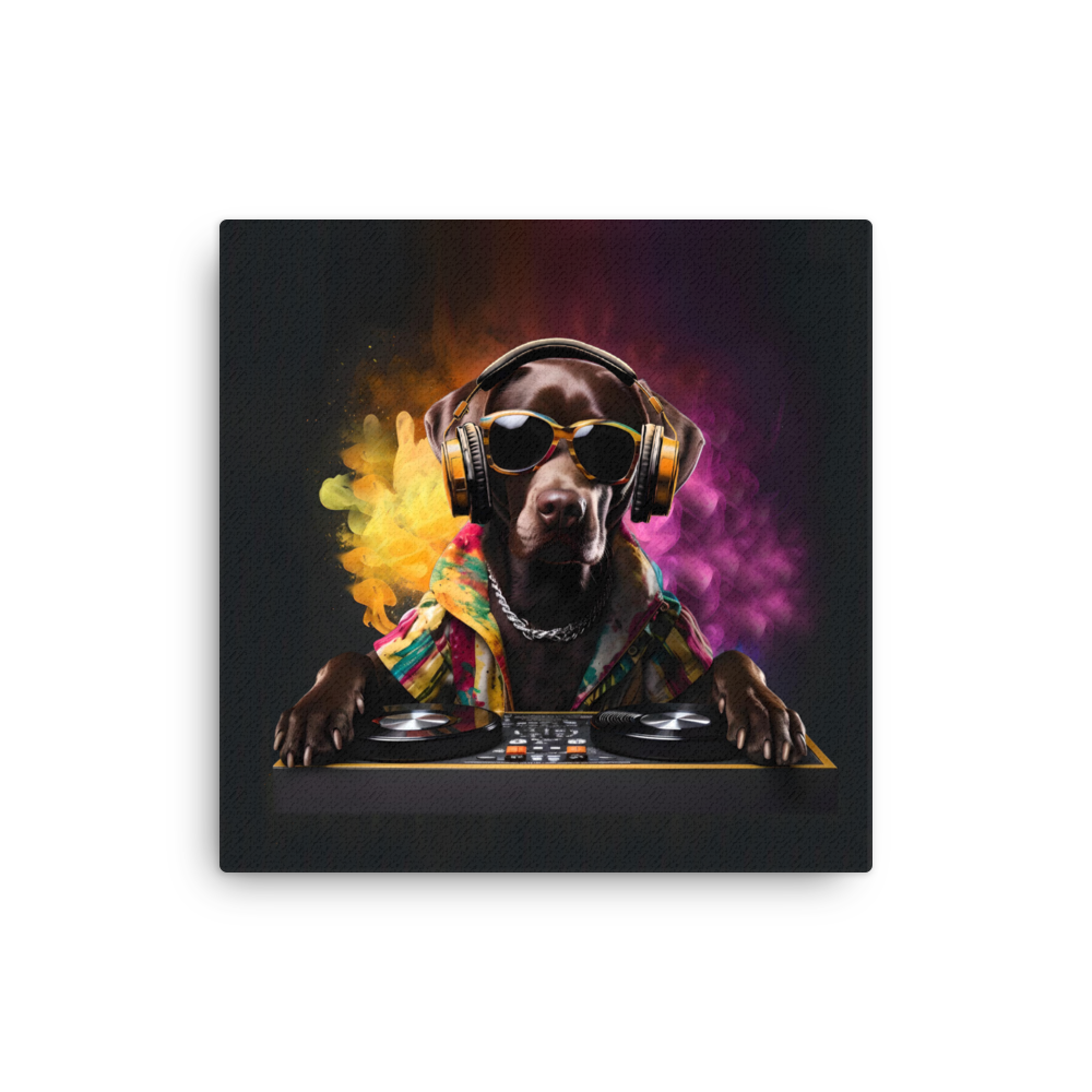 DJ Choc Labrador Canvas