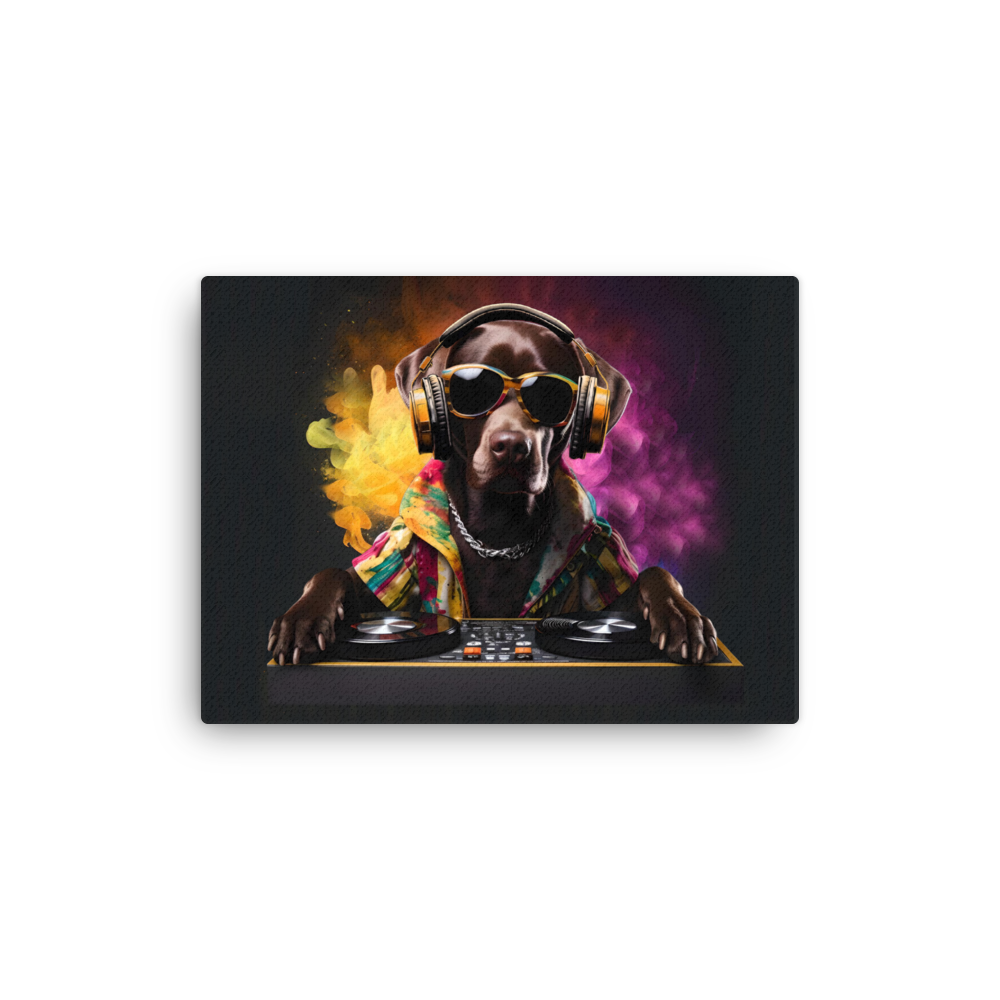 DJ Choc Labrador Canvas
