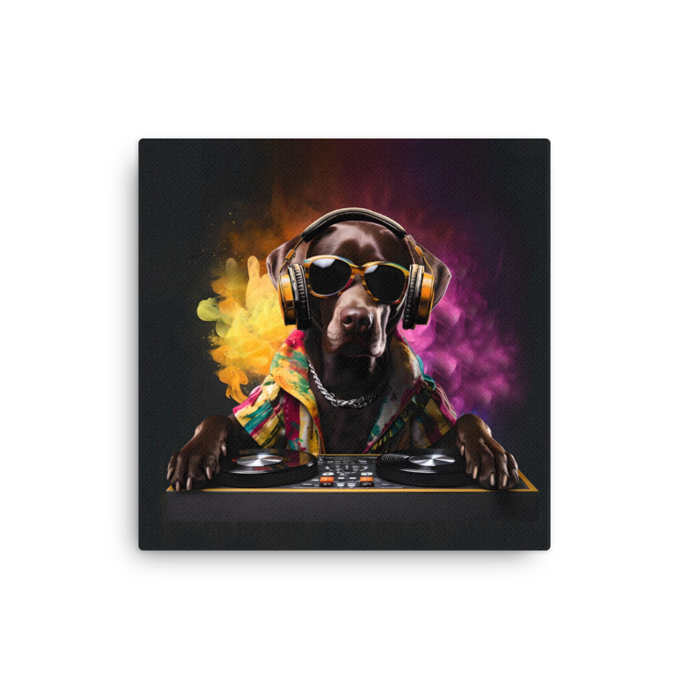 DJ Choc Labrador Canvas