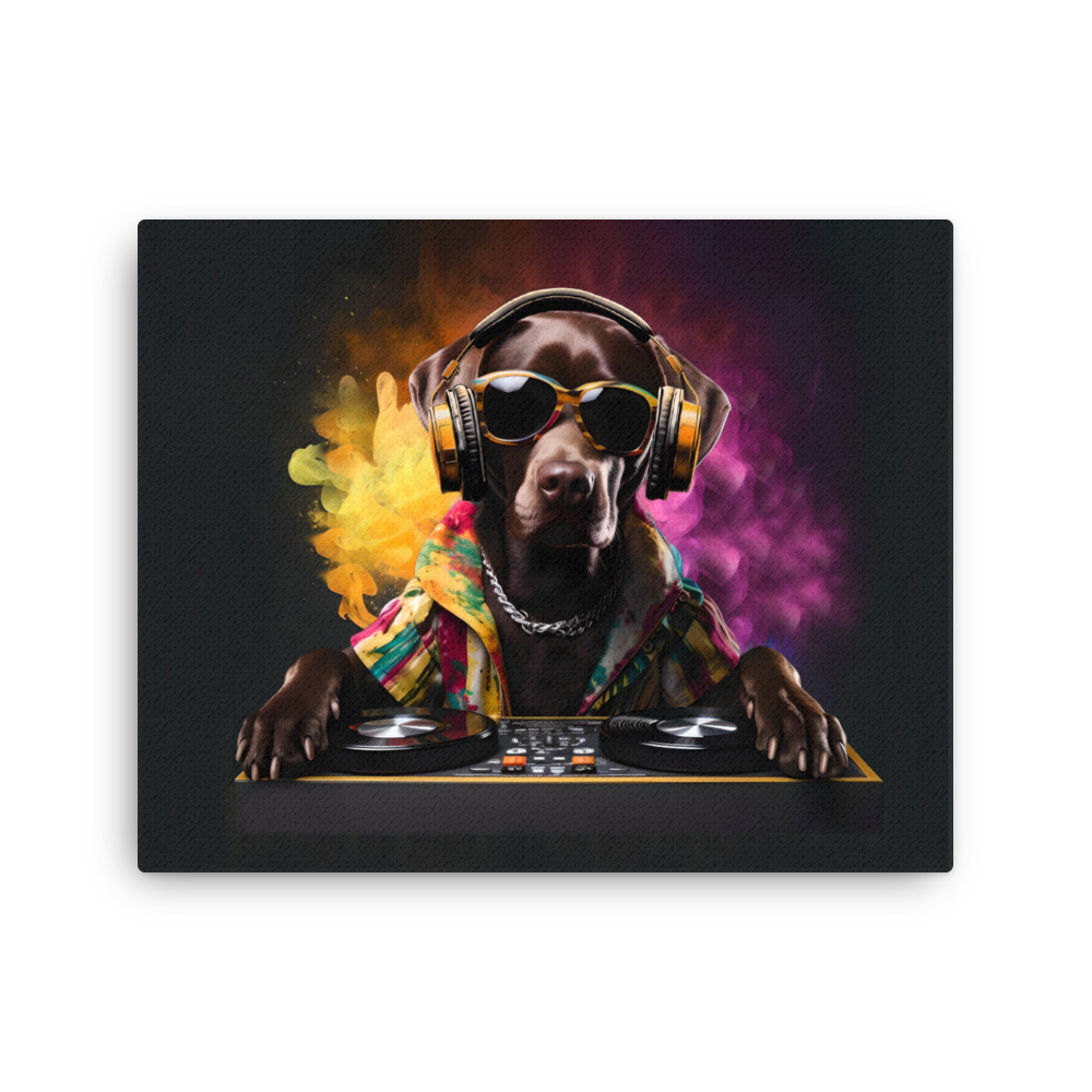 DJ Choc Labrador Canvas