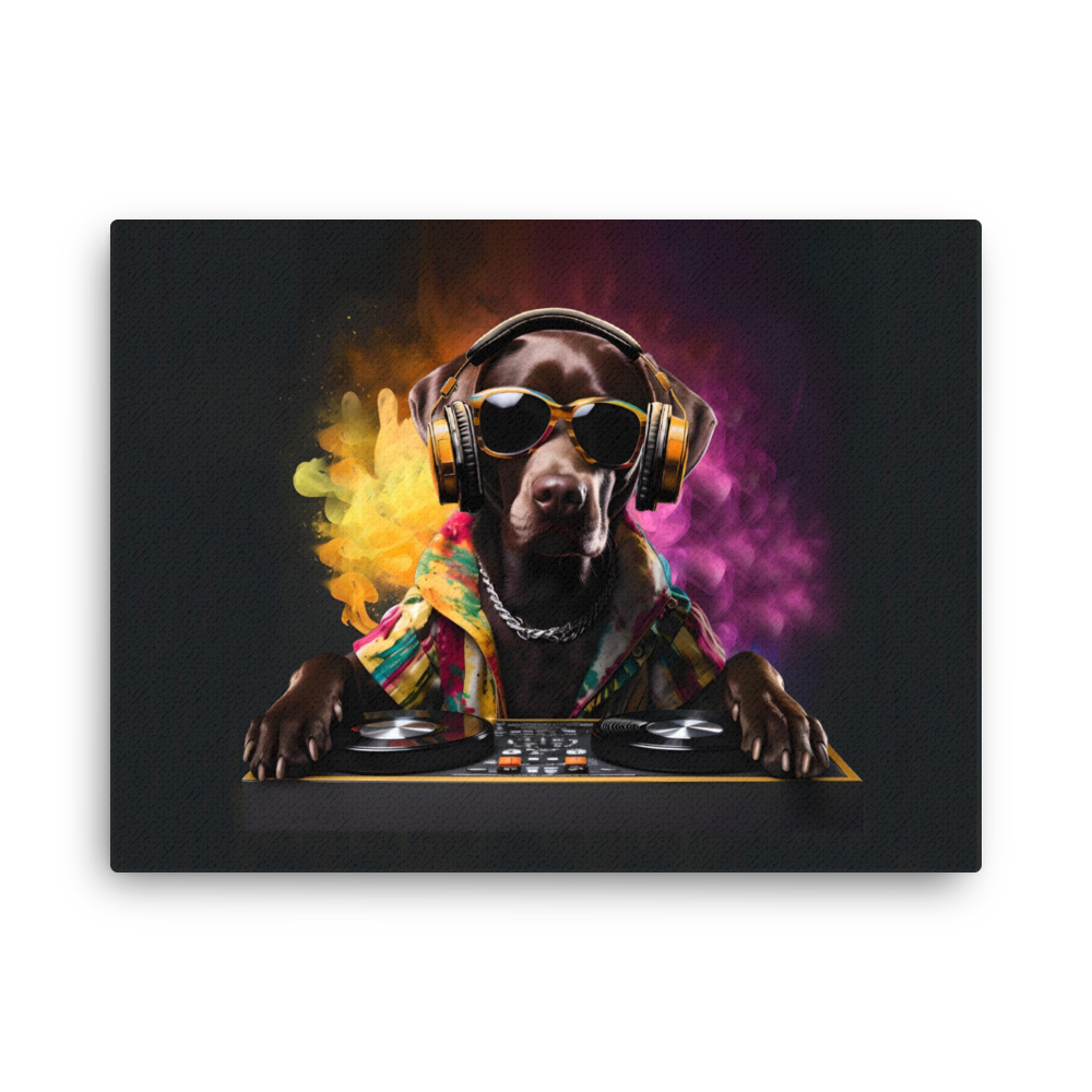 DJ Choc Labrador Canvas
