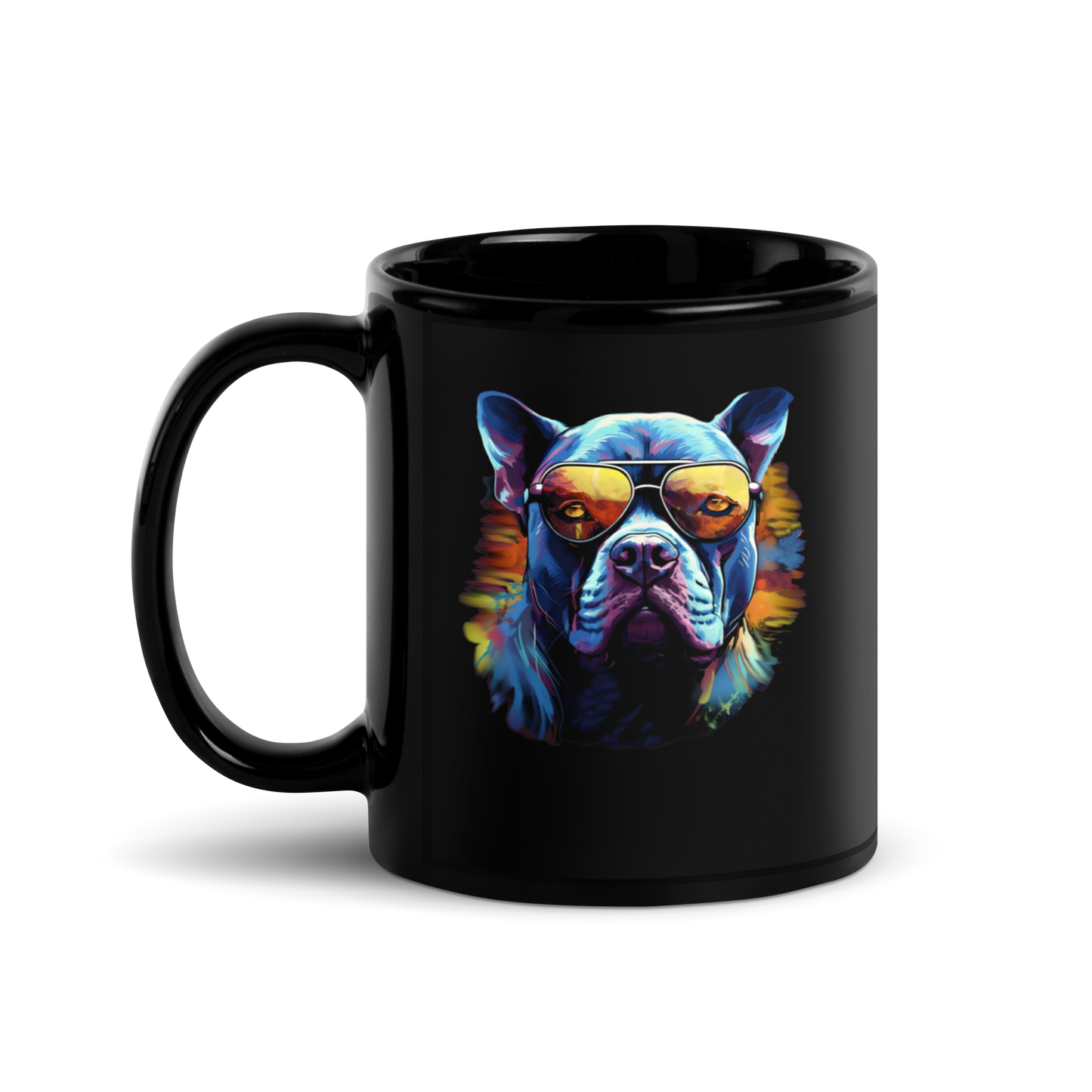 Pitbull Black Mug