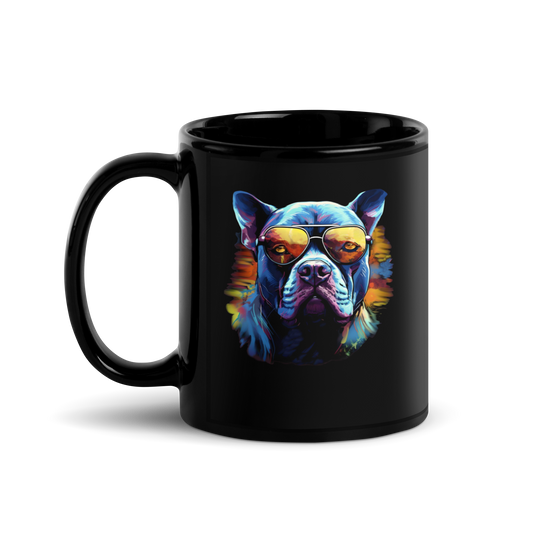 Pitbull Black Mug