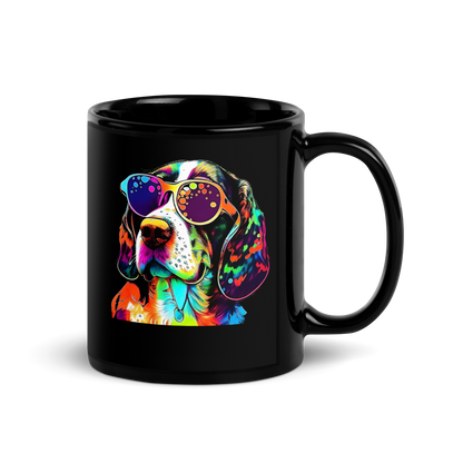 Beagle Black Mug