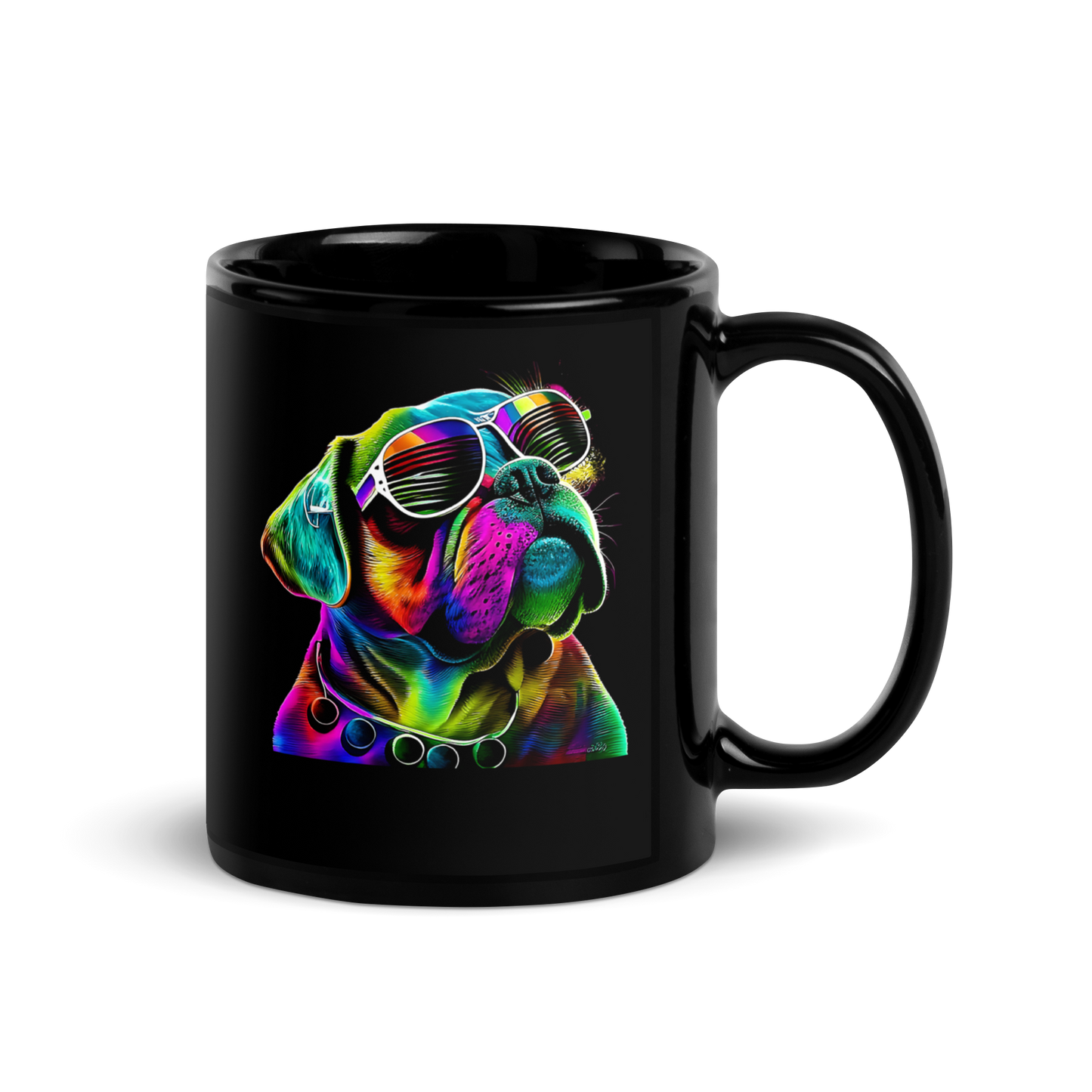 Boxer Black Mug