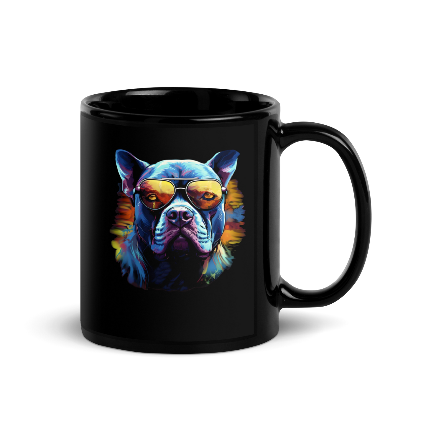 Pitbull Black Mug