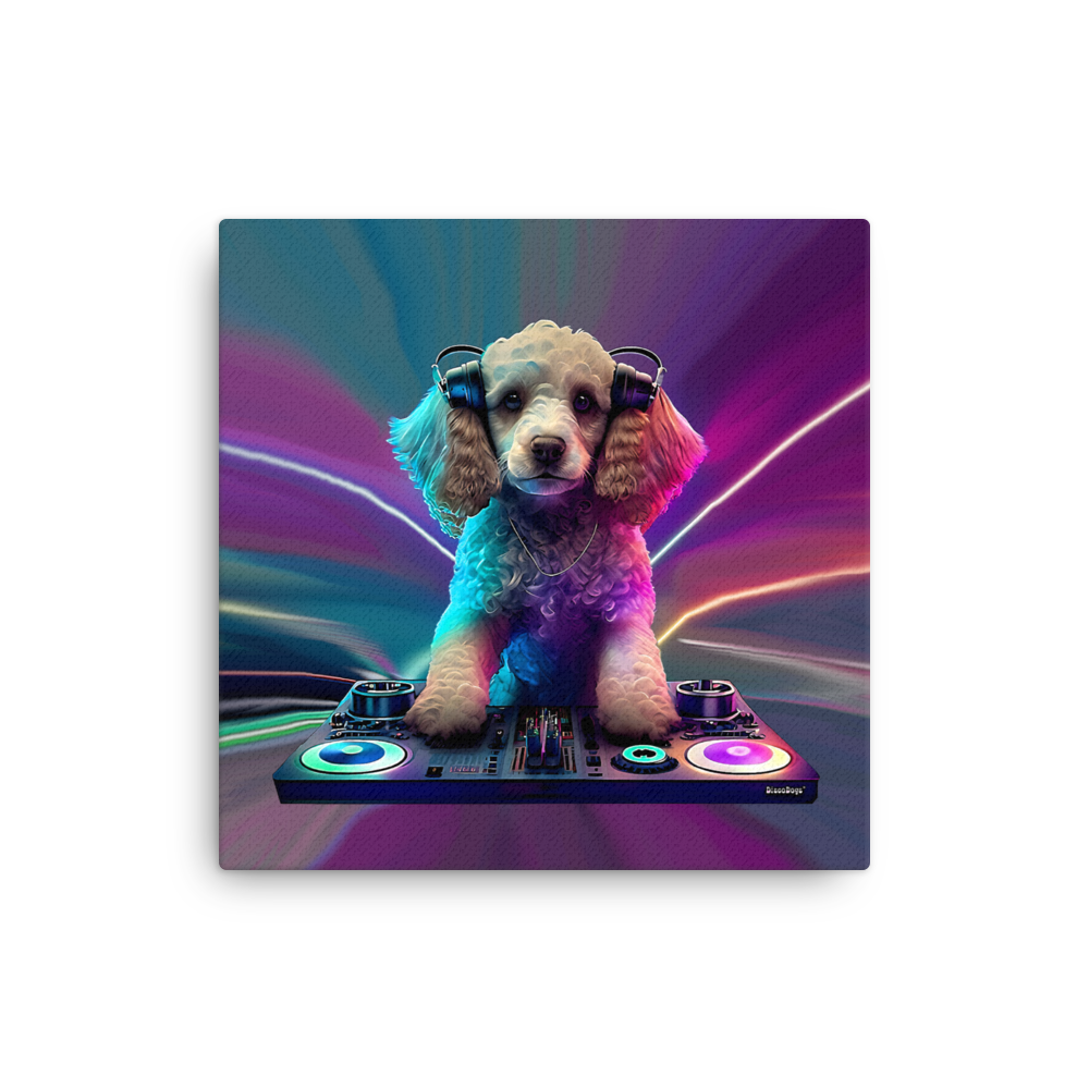 DJ Cockapoo Canvas