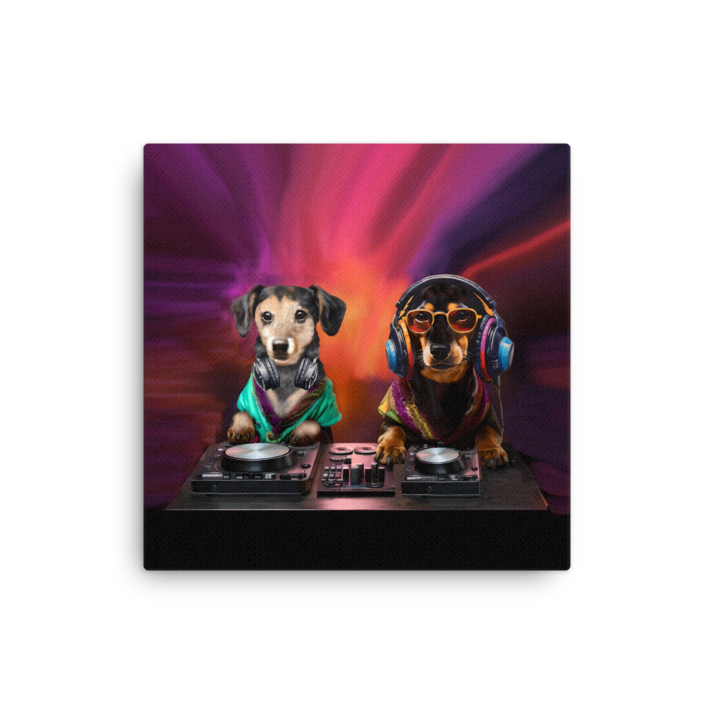 Custom Dachshund Canvas