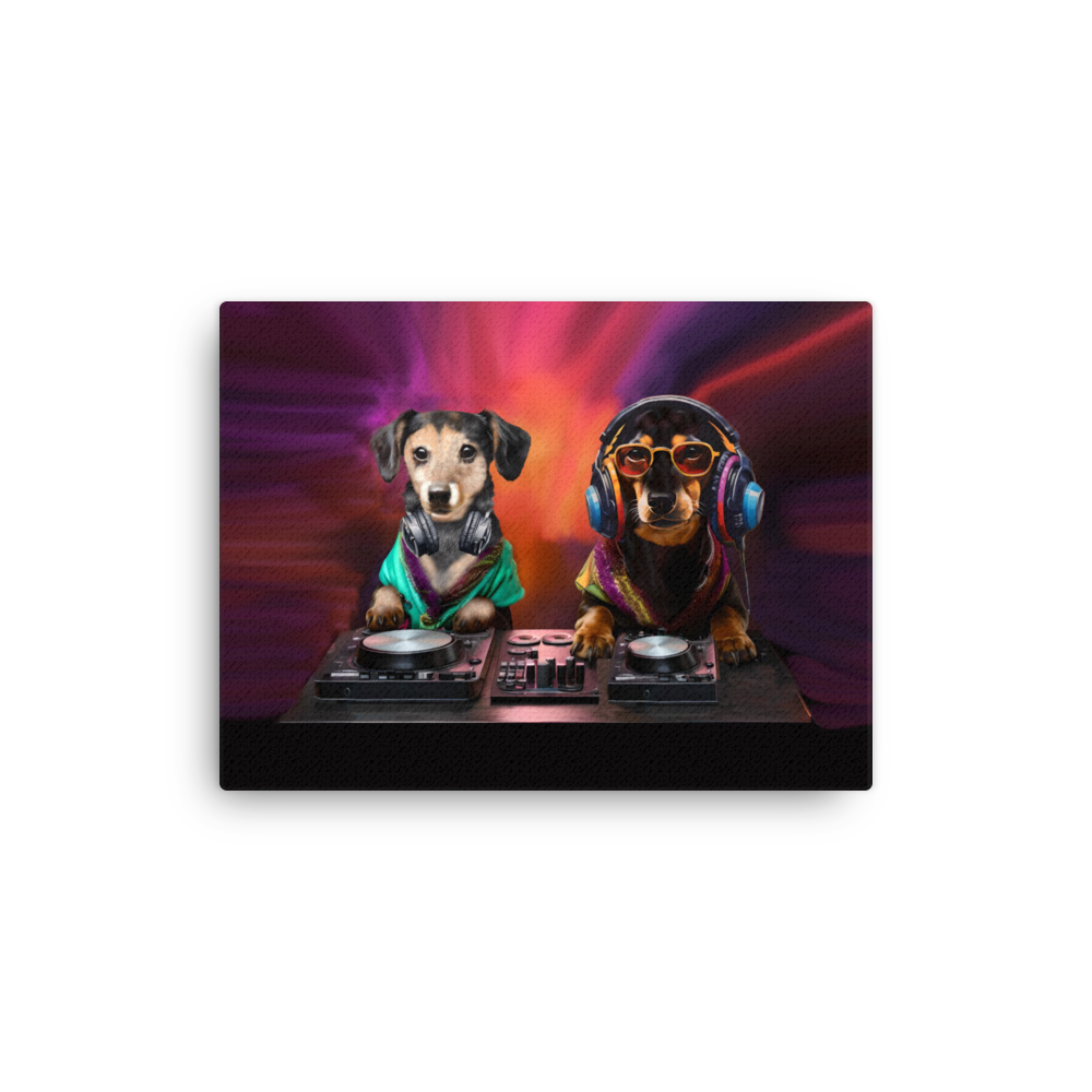 Custom Dachshund Canvas