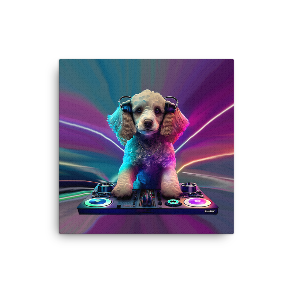 DJ Cockapoo Canvas