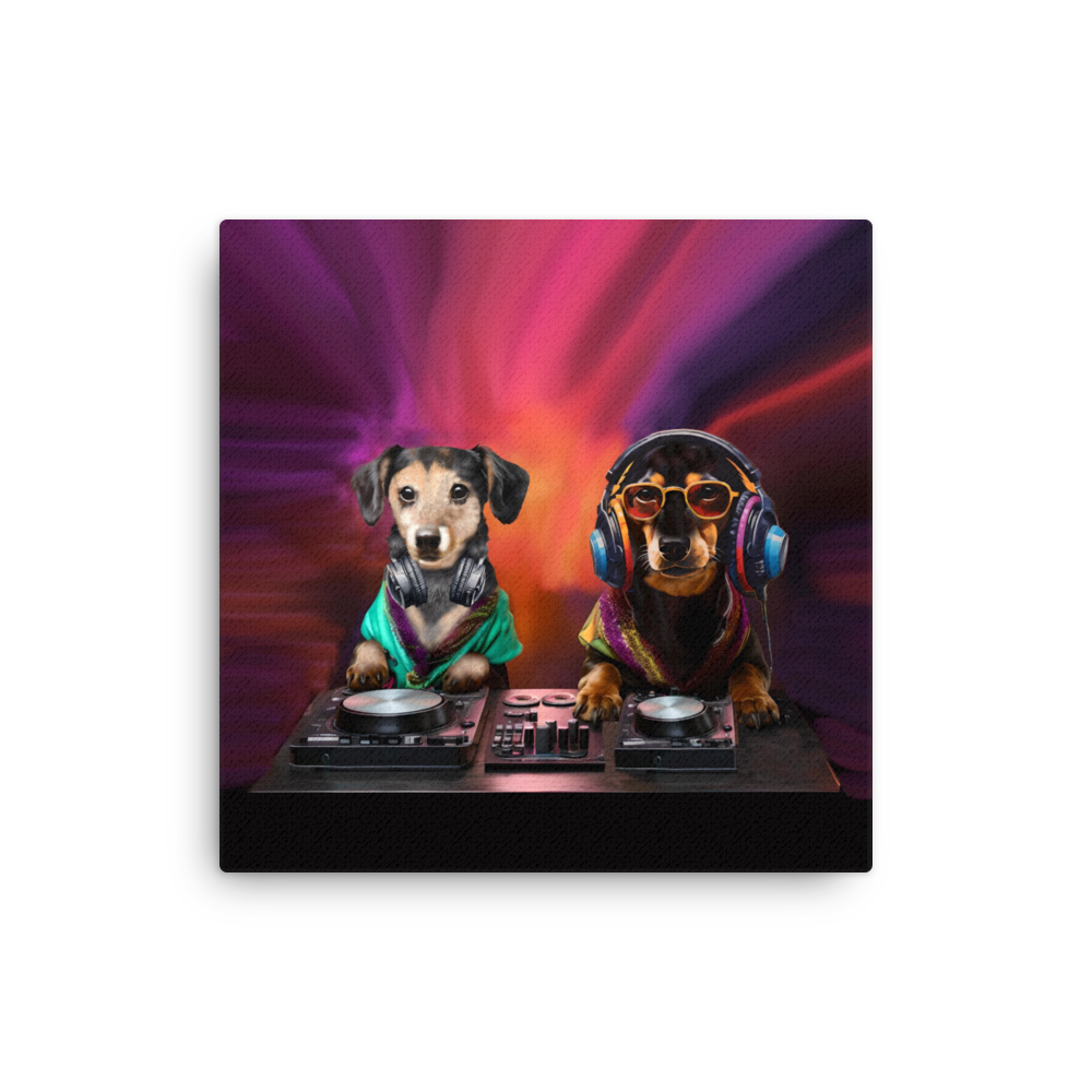 Custom Dachshund Canvas