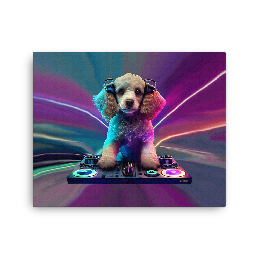 DJ Cockapoo Canvas