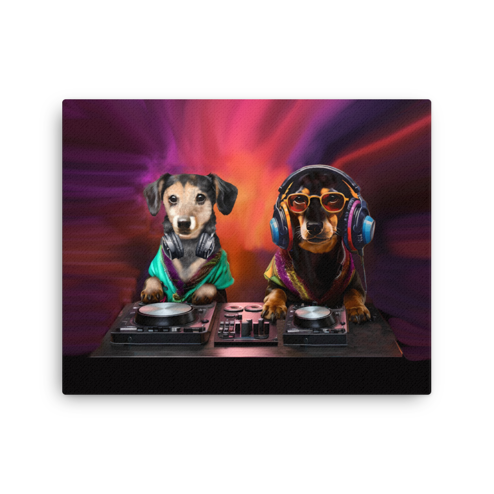Custom Dachshund Canvas