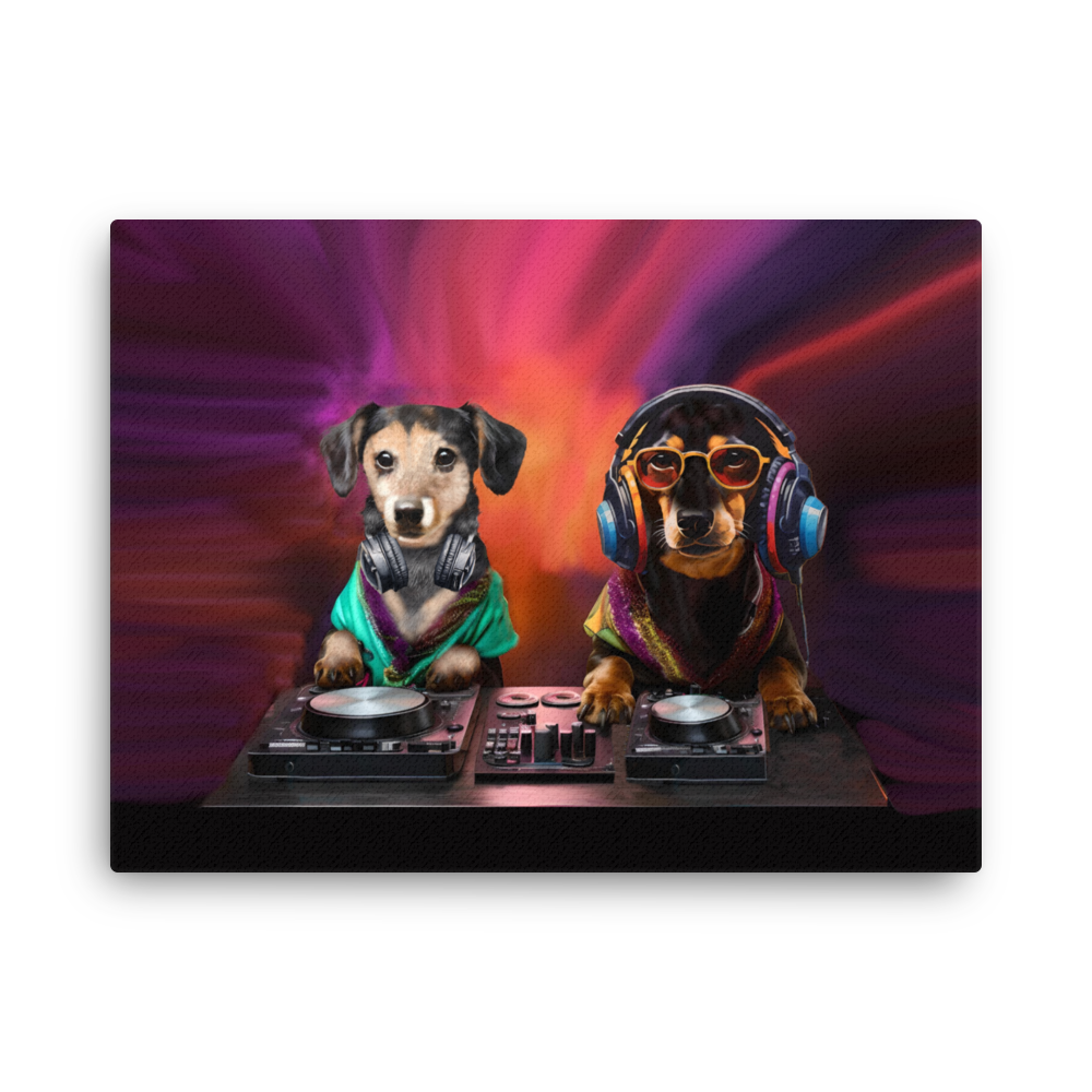Custom Dachshund Canvas