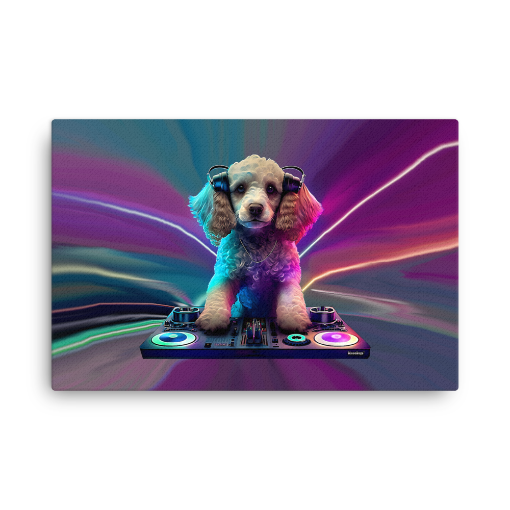 DJ Cockapoo Canvas