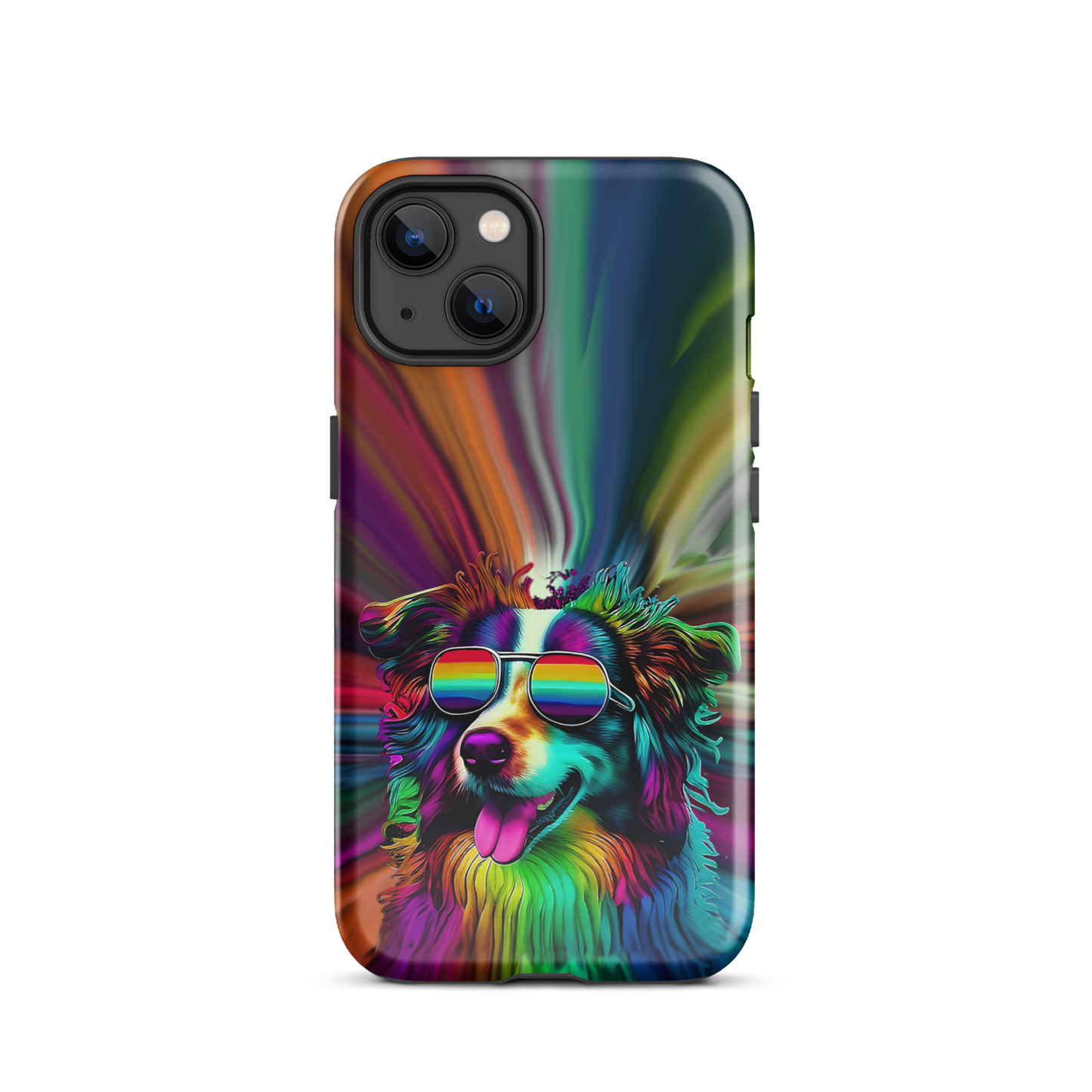 Psychedelic Border Collie iPhone® 13 Case