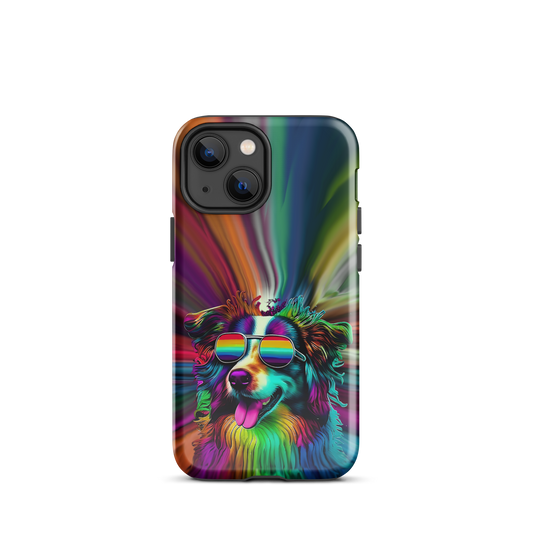 Psychedelic Border Collie iPhone® 13 Case