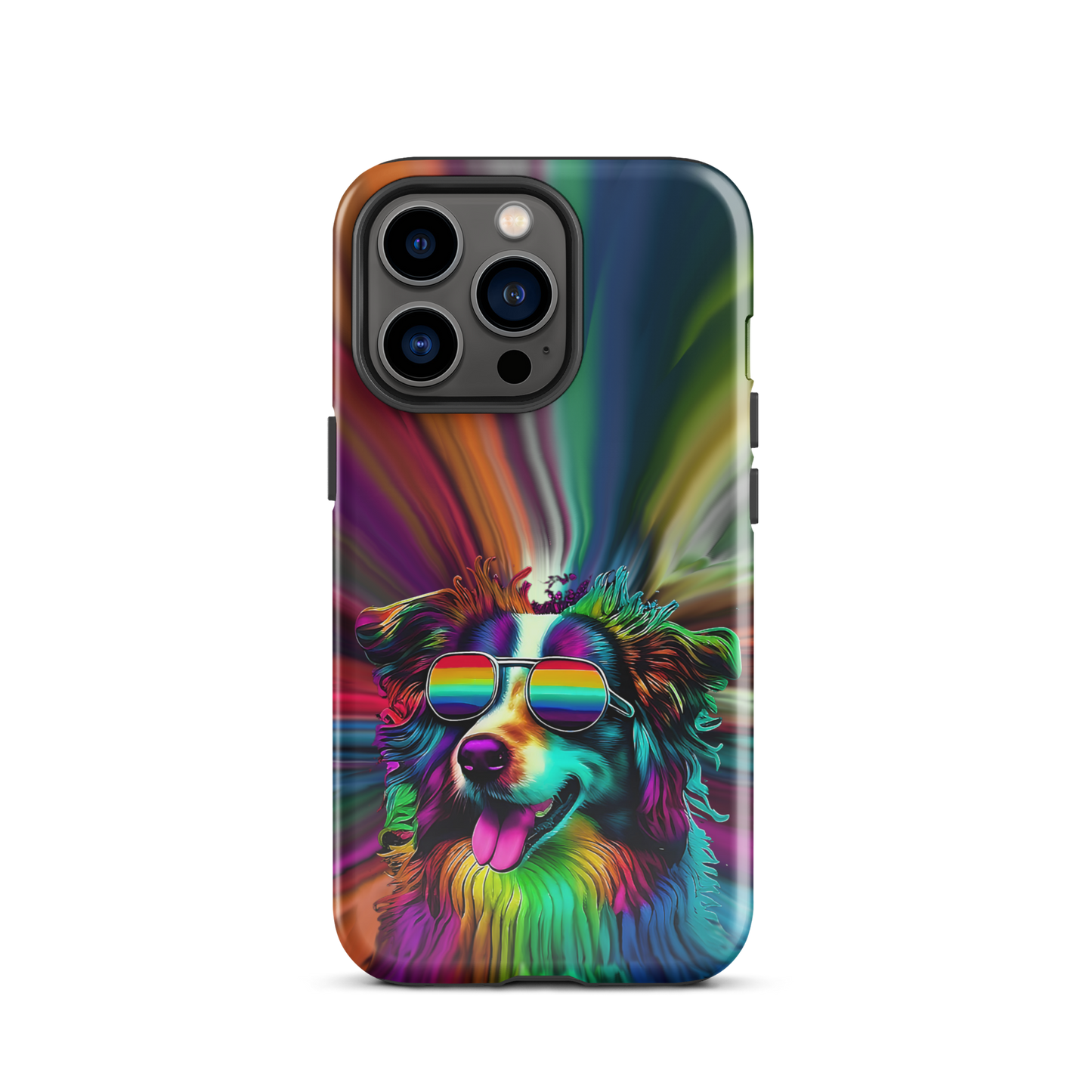 Psychedelic Border Collie iPhone® 13 Case