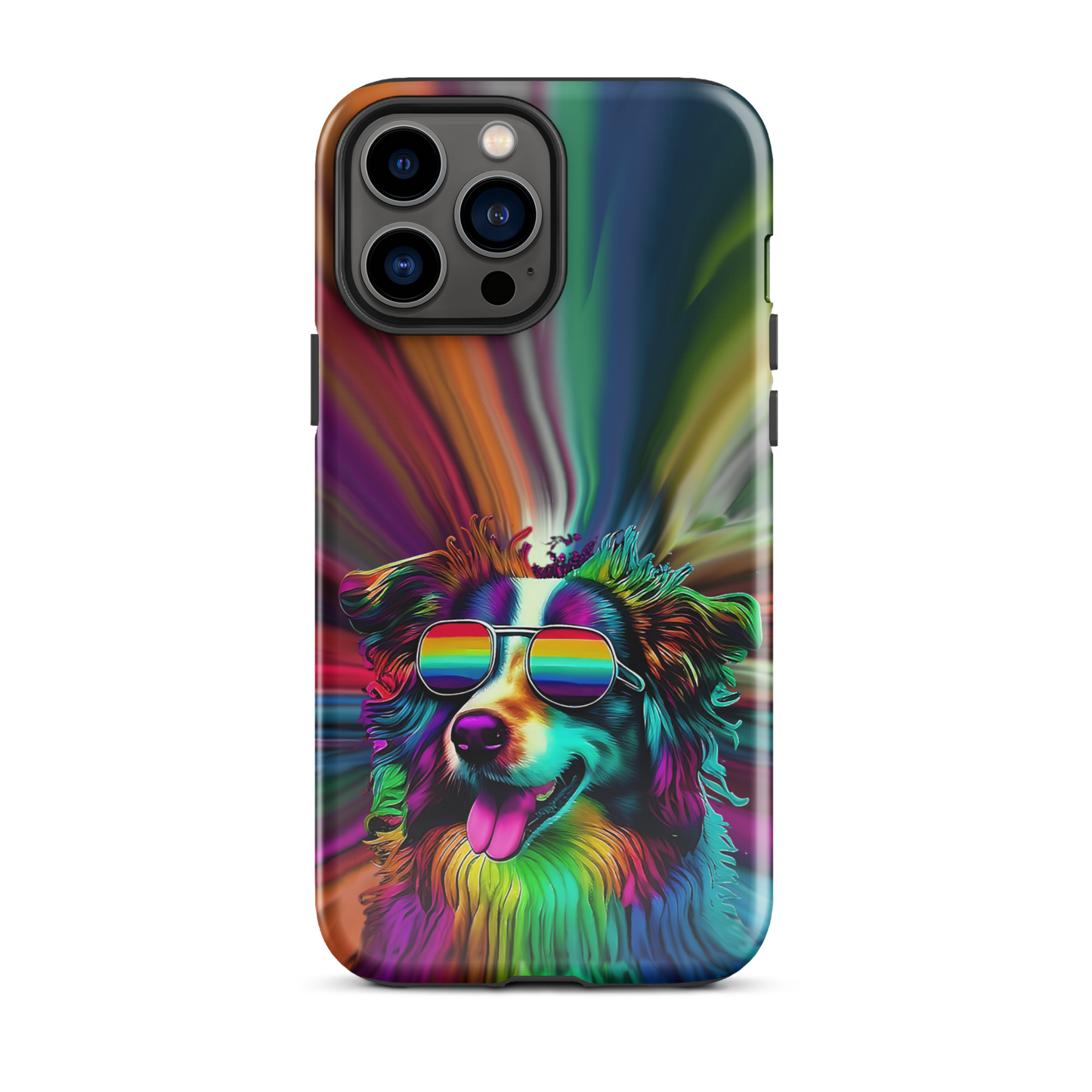 Psychedelic Border Collie iPhone® 13 Case