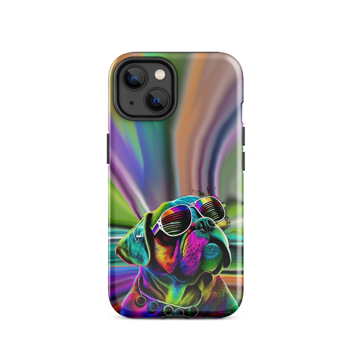 Psychedelic Boxer iPhone® 14 Case