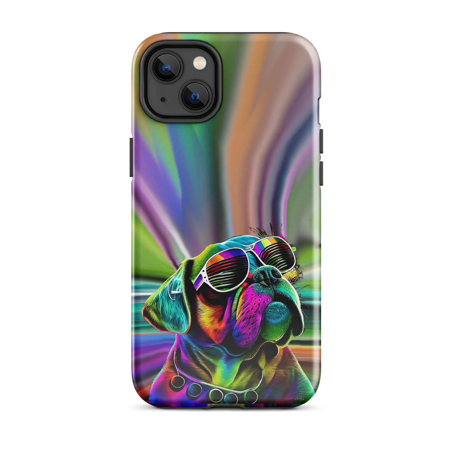 Psychedelic Boxer iPhone® 14 Case