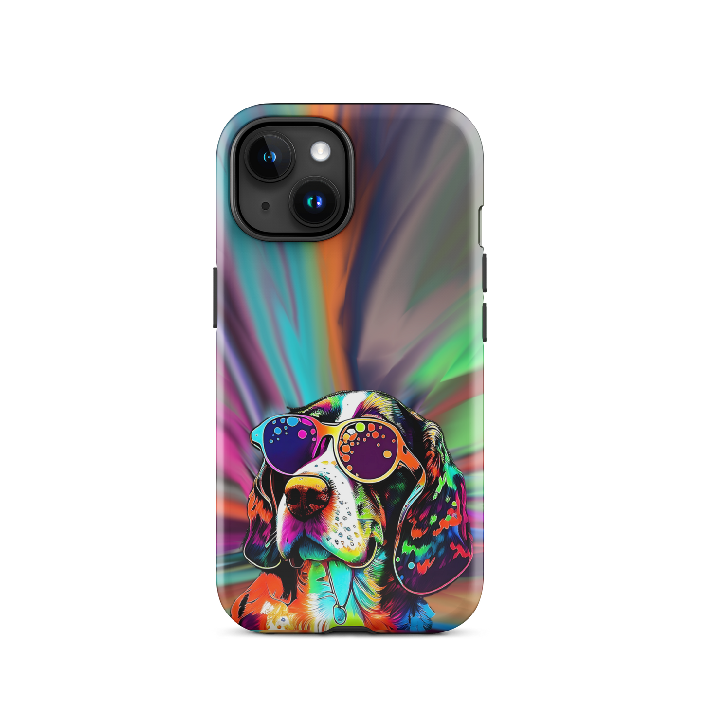 Psychedelic Beagle iPhone® 15 Case