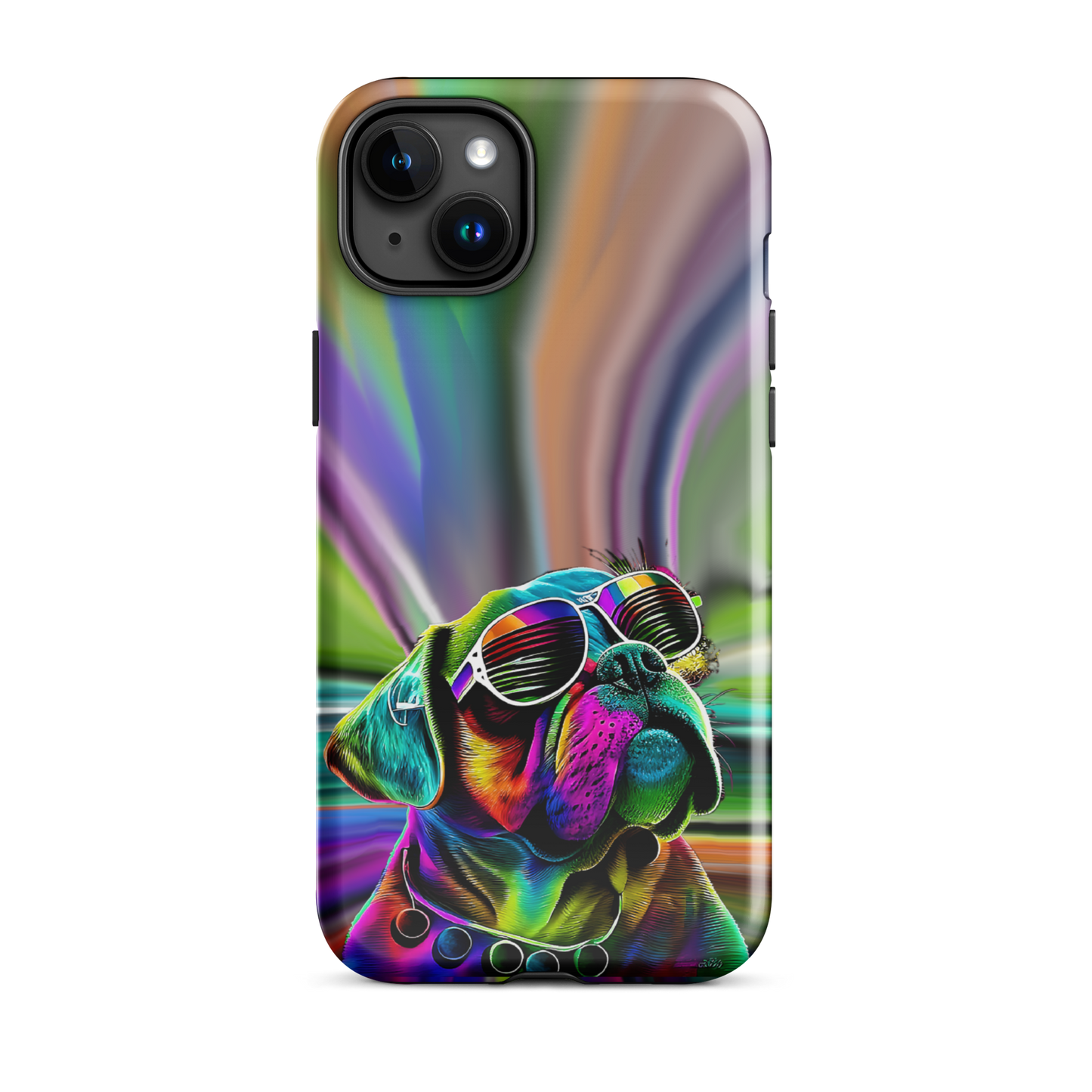 Psychedelic Boxer iPhone® 15 Case