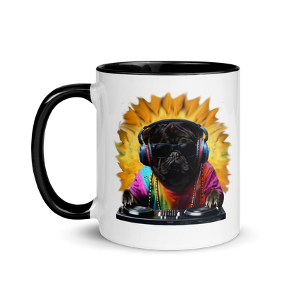 DJ Pug Mug (Colour)