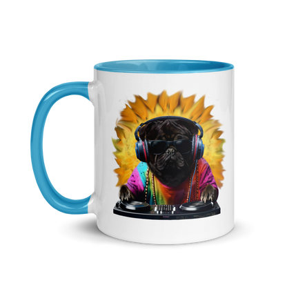 DJ Pug Mug (Colour)