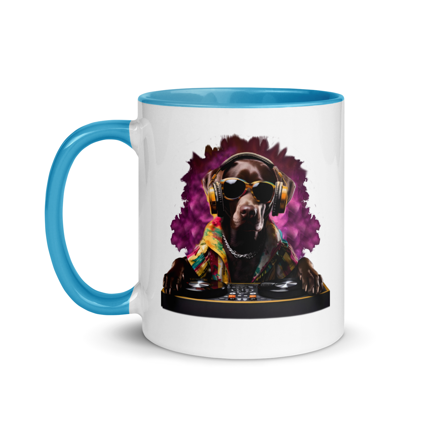 DJ Choc Labrador Mug (Colour)