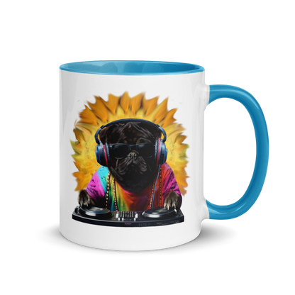 DJ Pug Mug (Colour)