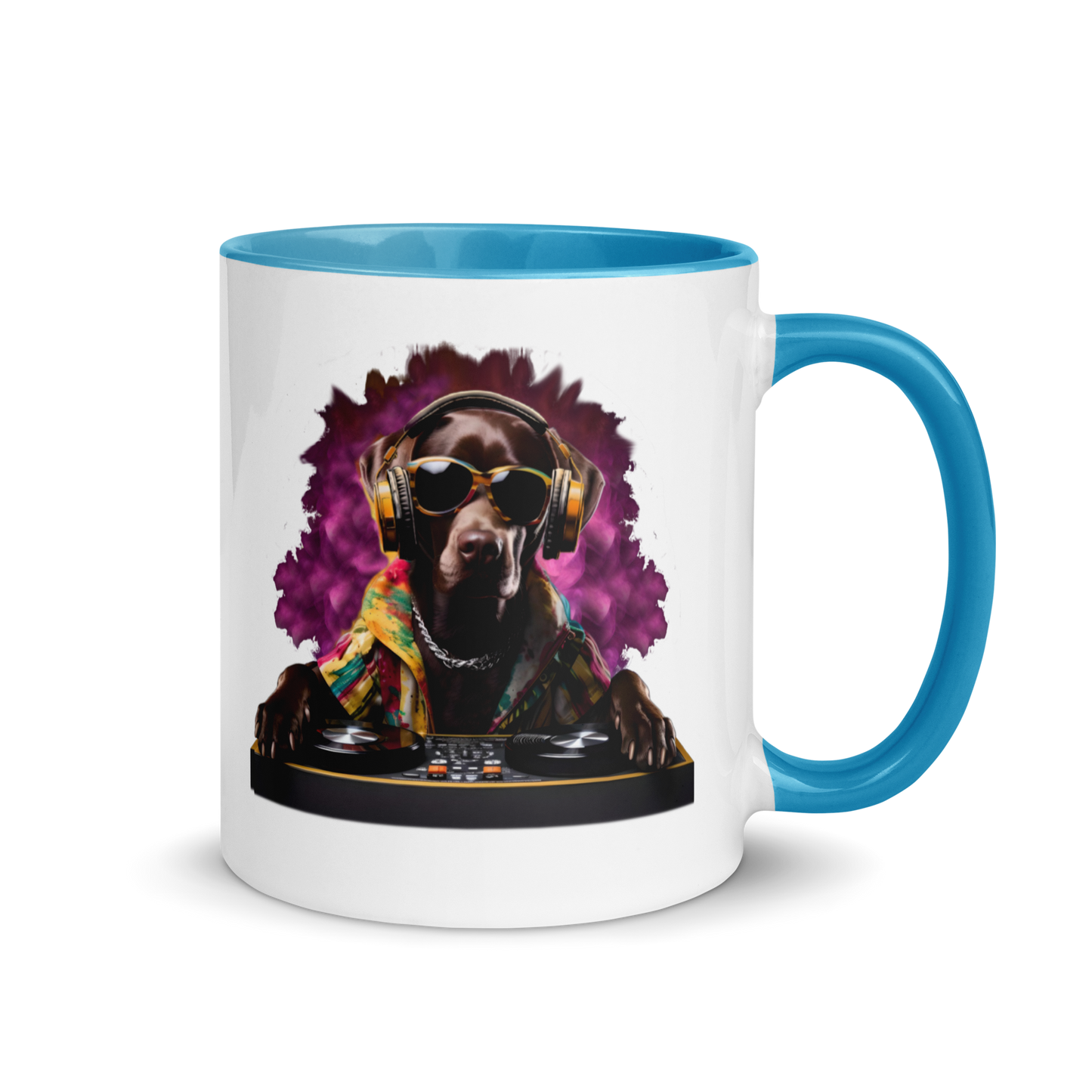 DJ Choc Labrador Mug (Colour)