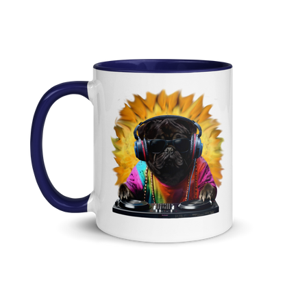 DJ Pug Mug (Colour)