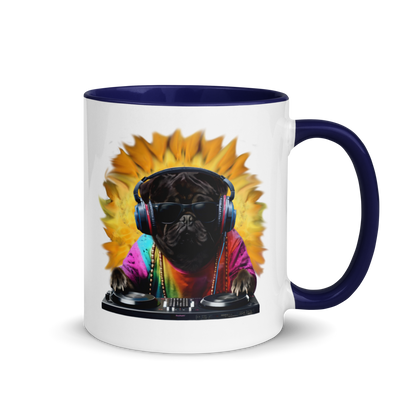 DJ Pug Mug (Colour)