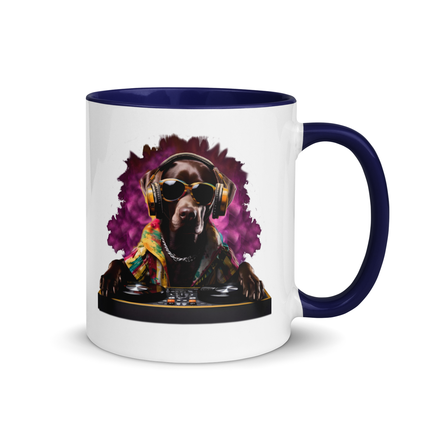 DJ Choc Labrador Mug (Colour)