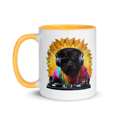 DJ Pug Mug (Colour)