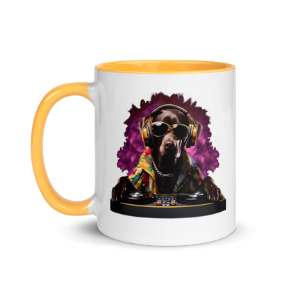 DJ Choc Labrador Mug (Colour)