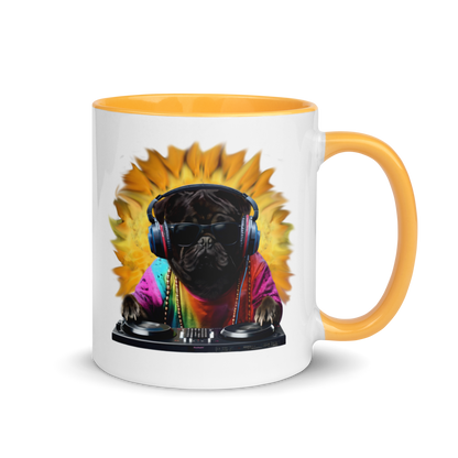 DJ Pug Mug (Colour)