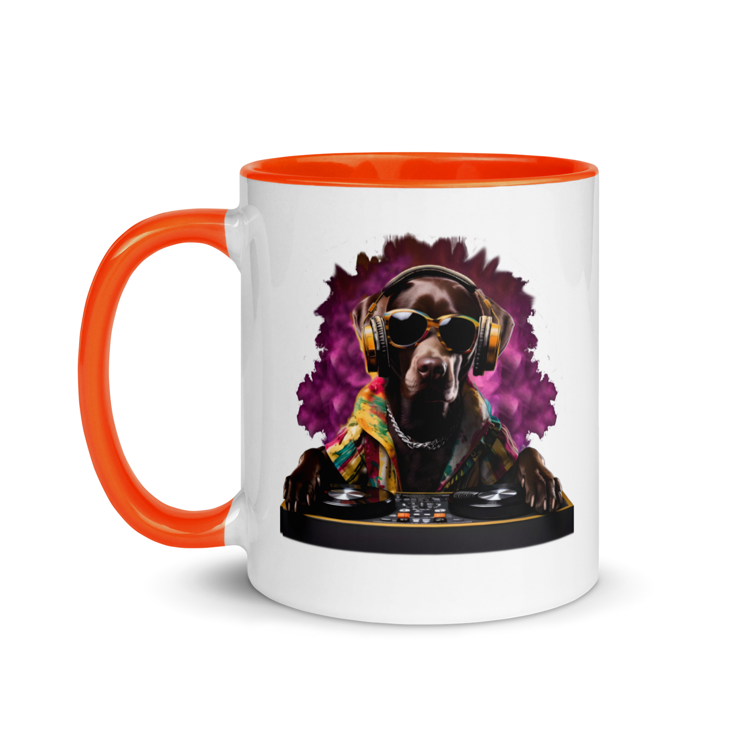 DJ Choc Labrador Mug (Colour)