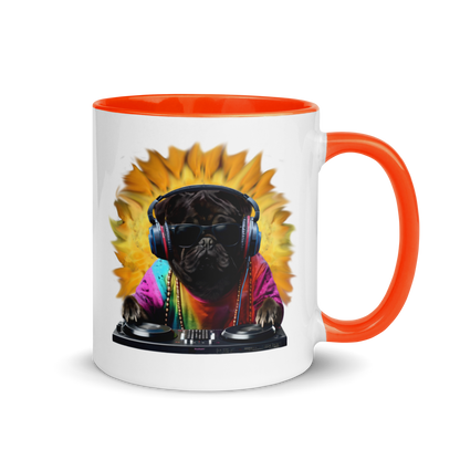 DJ Pug Mug (Colour)