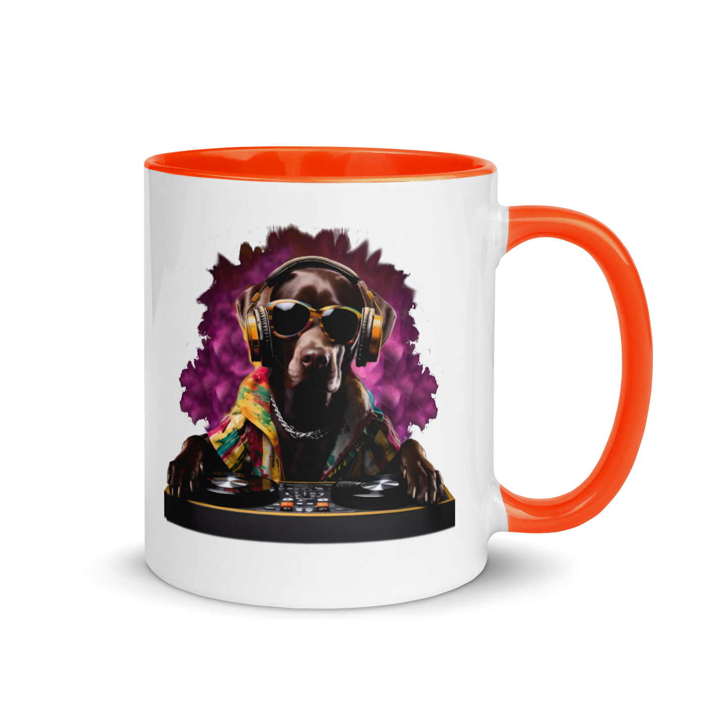 DJ Choc Labrador Mug (Colour)