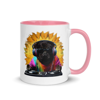 DJ Pug Mug (Colour)