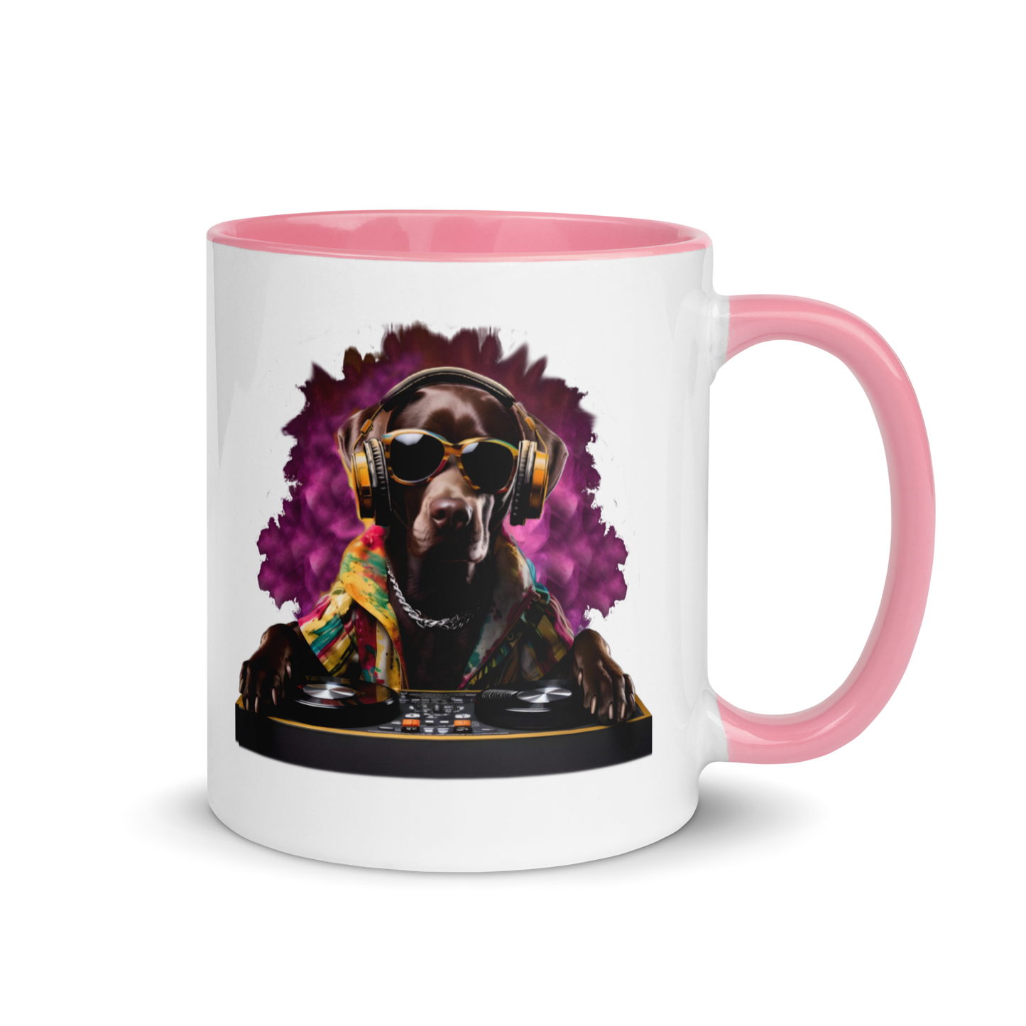 DJ Choc Labrador Mug (Colour)