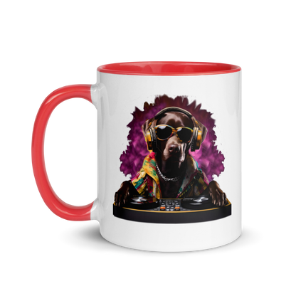 DJ Choc Labrador Mug (Colour)