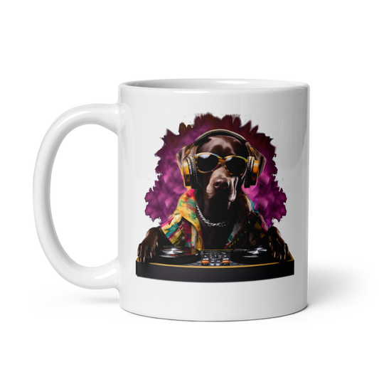 DJ Choc Labrador Mug