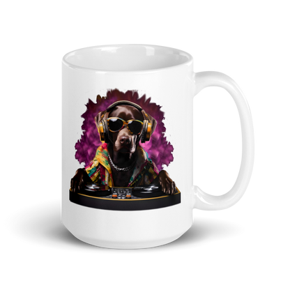 DJ Choc Labrador Mug